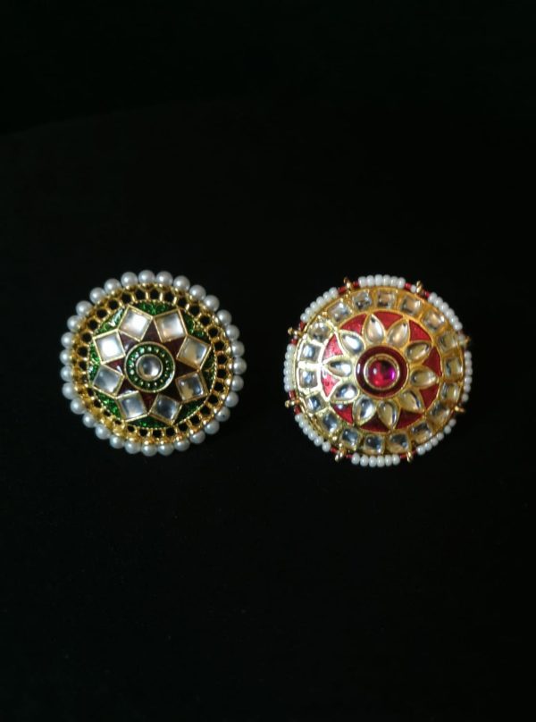 Anillos ajustables (flor) - Imagen 2