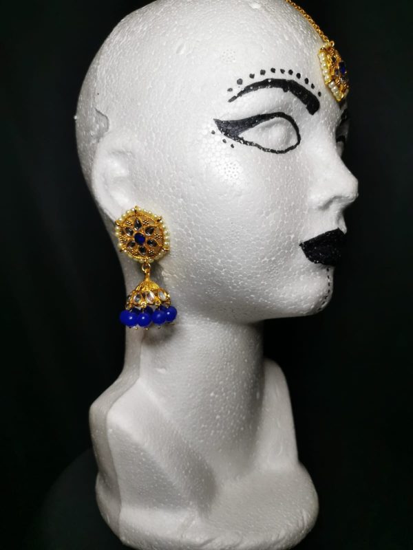 Set de aretes y tika - Imagen 2