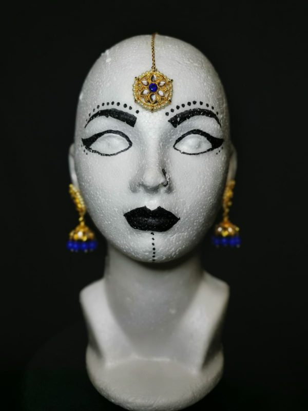 Set de aretes y tika