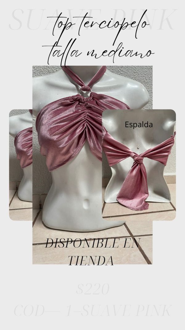 Top terciopelo
